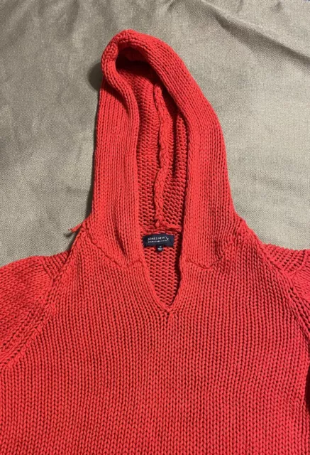 vintage JONES NEW YORK “SIGNATURE WOMAN” HOODED SWEATER WOMEN’S 1X (ORANGE) NICE