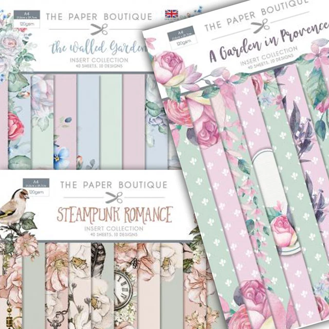 The Paper Boutique A4 Insert Collection - 40 sheets 10 designs 120gsm