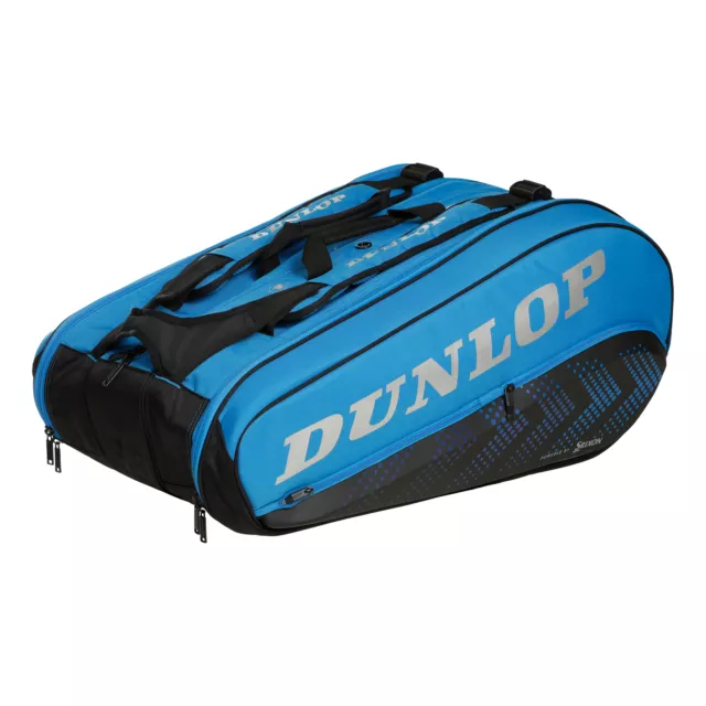 Dunlop D Tac Fx-Performance 12Rkt Thermo Black/Blue Schlägertasche Blau -