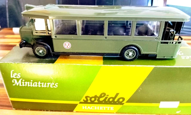 RENAULT TN 6 C Bus lyonnais Ligne 46 Giraudy Ancien SOLIDO 1/50 avec RENAULT TN 6 C Bus lyonnais Ligne 46 Giraudy Ancien SOLIDO 1/50 avec