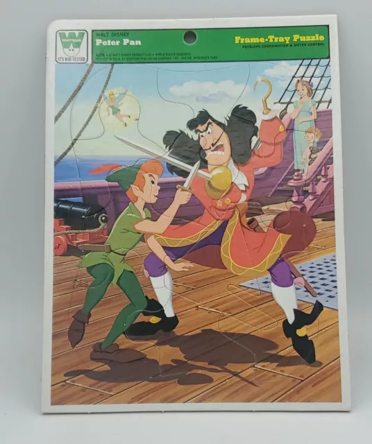 Vintage Walt Disney's Classic peter Pan 200 Piece Jigsaw Puzzle by