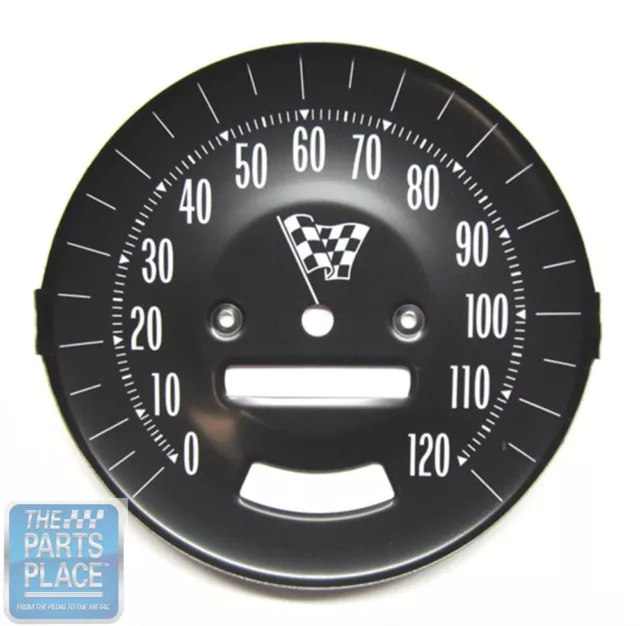 1965 Pontiac GTO OE Factory Steel Speedometer Face With Rally Gauges