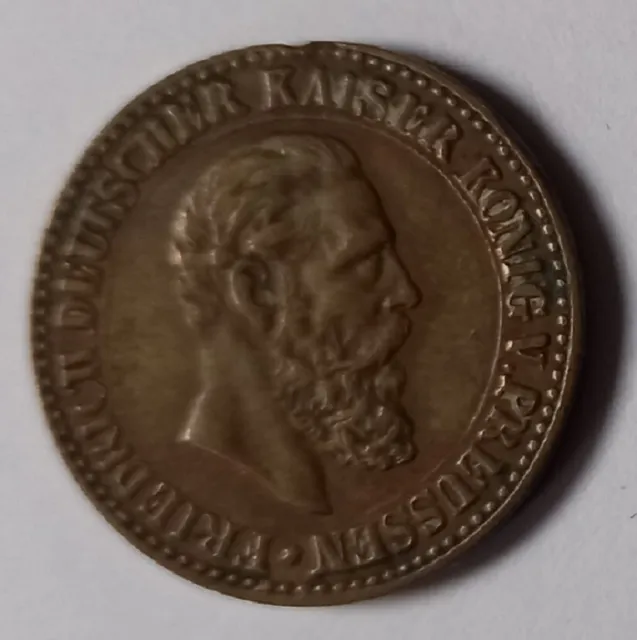 Deutschland Medaille  Friedrich III. LERNE LEIDEN OHNE ZU KLAGEN