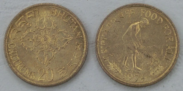 Bhutan 20 Chetrums 1974 p39 splendide