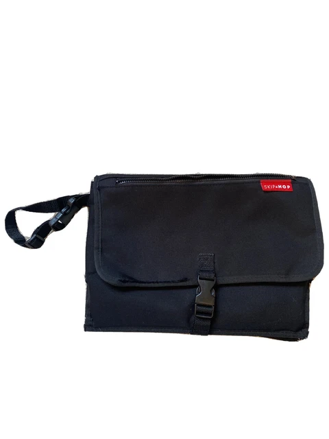 Skip Hop Black portable changing mat/bag