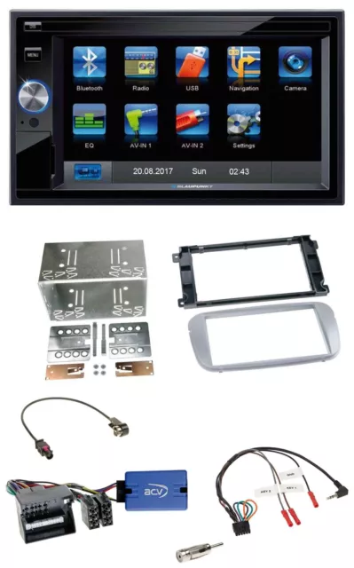 Blaupunkt SD USB TMC Bluetooth 2DIN Lenkrad Navigation für Ford Galaxy C Max Foc