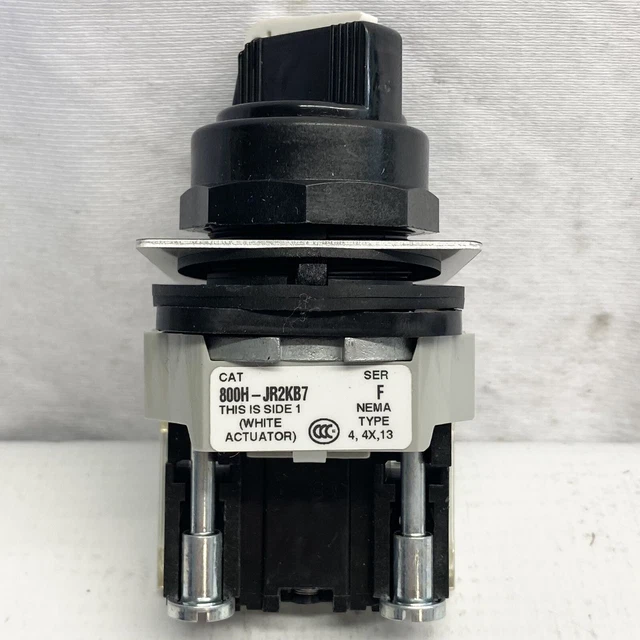 Allen Bradley 800H-JR2KB7 Operatore Per Selettore Switch 3-Position USA Seller