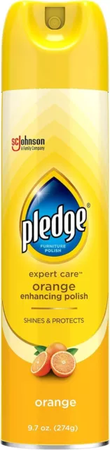Pledge Expert Care Wood Polish Spray, Shines and 9.7 Ounce (Pack of 1)