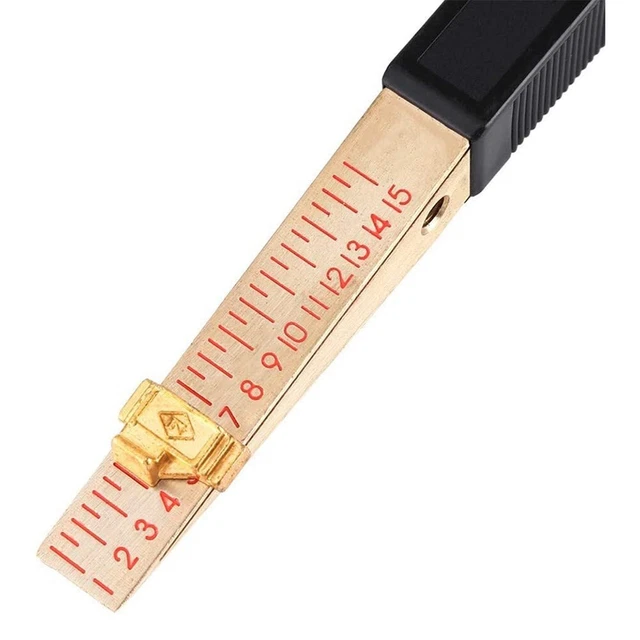 Door Gap Measuring Tool 1-15mm 0.5mm Precision Wedge-Feeler Vernier Wedge-feeler