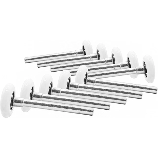 10pcs 2 " Nylon Garage Porta Rullo 4 " Base Silenzioso Durevole Cuscinetti Ruote