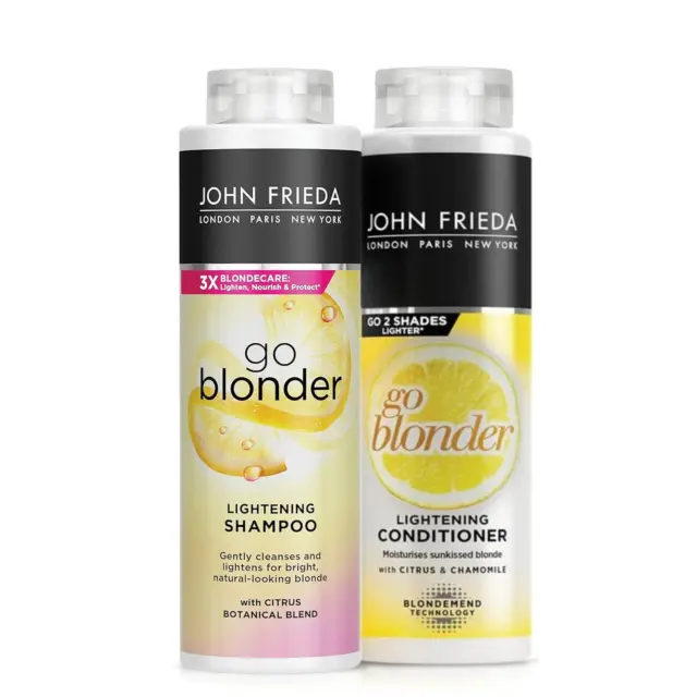 John Frieda Sheer Blonde Go Blonder Shampoo & Conditioner New Duo Pack