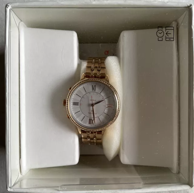 Fossil Women's Jacqueline Stainless Steel Hybrid Smartwatch FTW5034