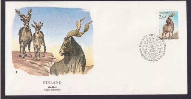 Finnland Europa Fauna Tiere Markhor schöner Künstler Brief