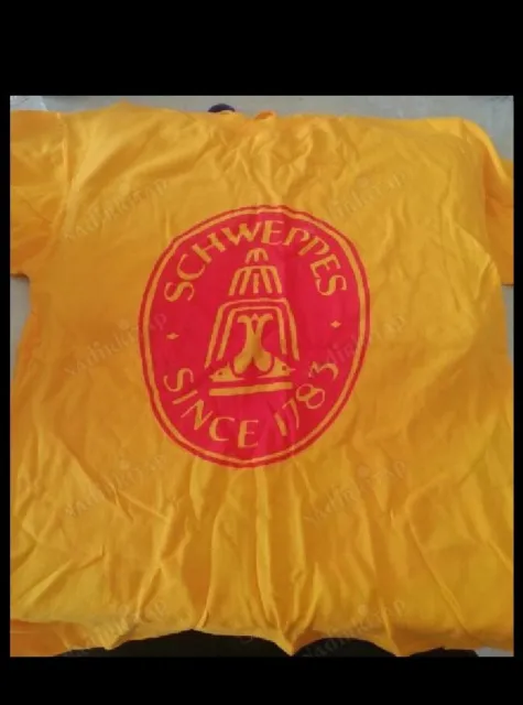 Vintage Schweppes Since 1973 ads  Orange  Turkish Tshirt  1980s