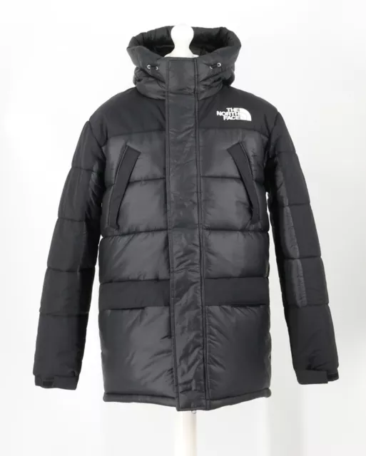 The North Face Himalayan Insulated Parka Mens Black Jacket Coat Rrp £215