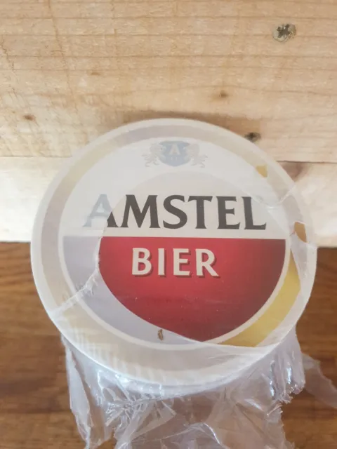 100 x AMSTEL BEER MATS / COASTERS - BRAND NEW - 150 Years- HOME BAR MAN CAVE
