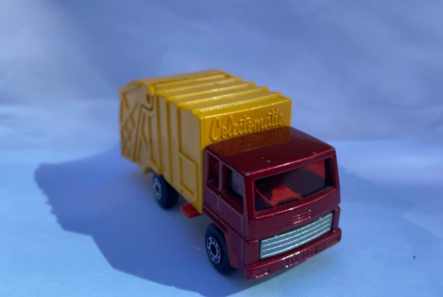 BOÎTE D'ALLUMETTES VINTAGE Lesney N° 11 Camion échafaudage argent