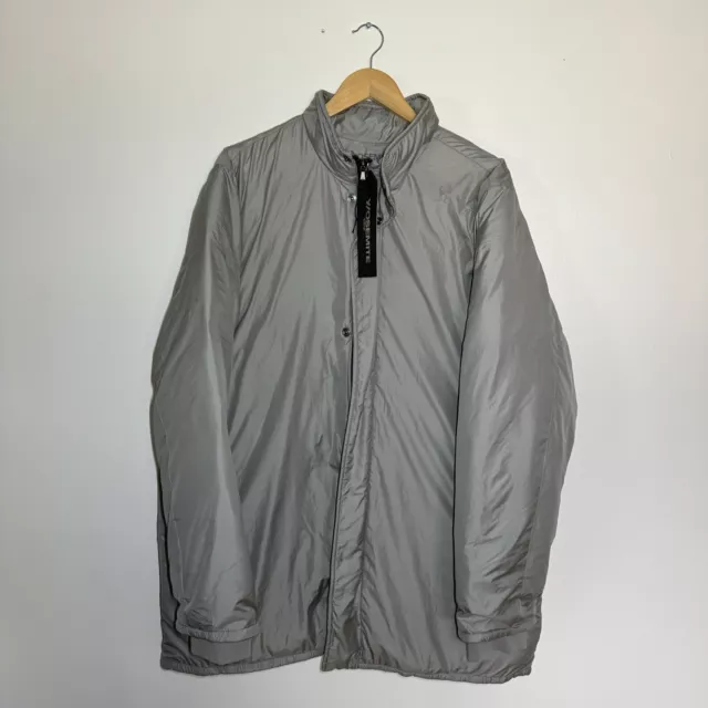 James Perse Jacket Mens 4 Yosemite Performance Gray Goose Down Puffer Zip NEW