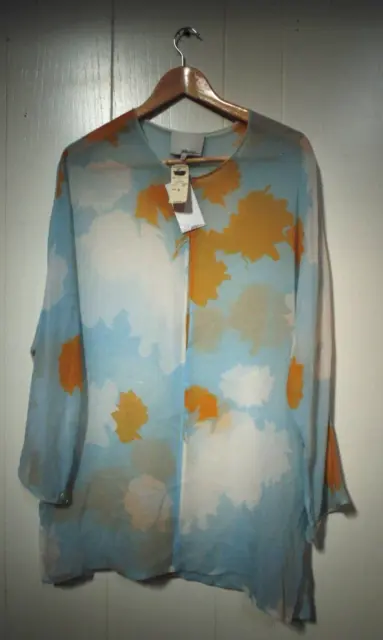 PHILLIP LIM 3.1  Sheer silk blouse/top  (one size) NEW BERGDORF GOODMAN