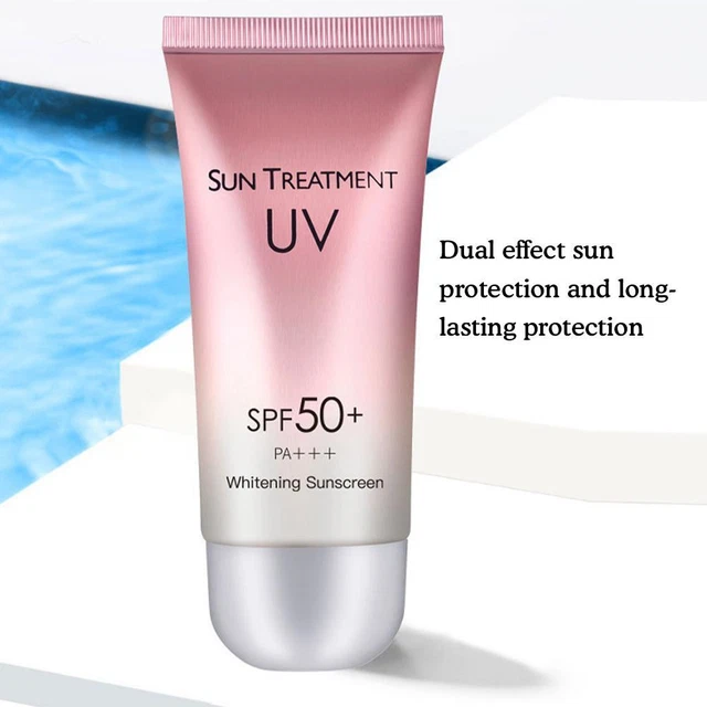 Crema solare isolamento UV Spf50+, 60 g creme solari per volti W0I3