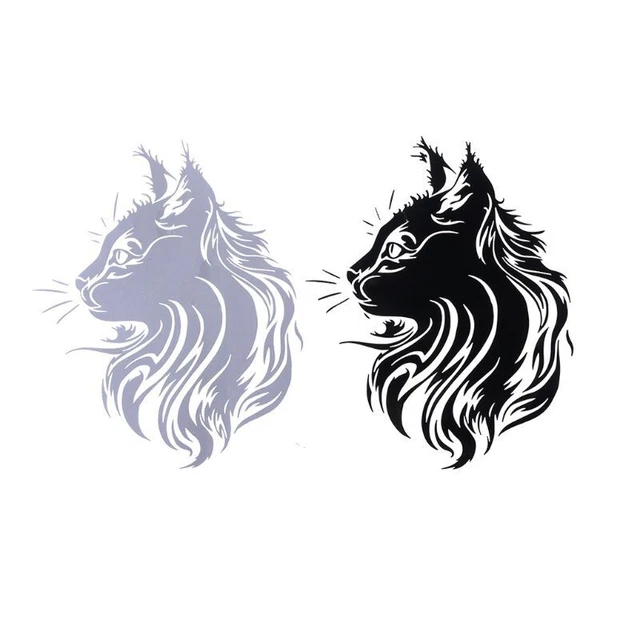 17×21CM for Creative Pet for Cat Car Sticker Fation Personality Car