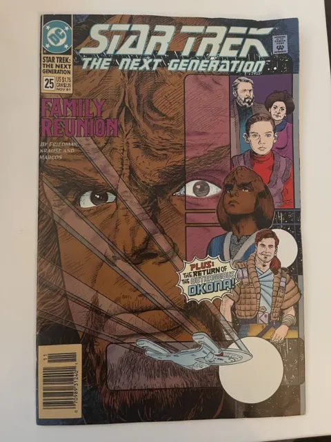 Star Trek The Next Generation No 25 1991 DC Comics