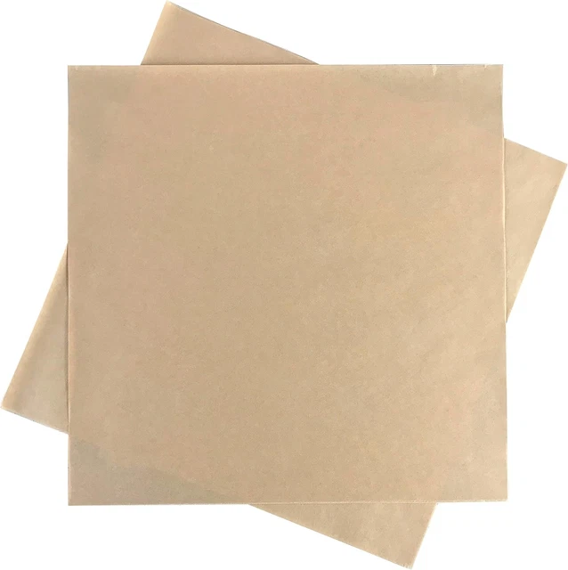 Deli Squares - Paper Sheets (12" X 12") (Natural Brown - 100 Sheets)