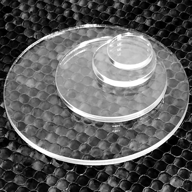 CLEAR LASER CUT Plastic Circles 3Mm Thick Acrylic Discs Perspex £2.03