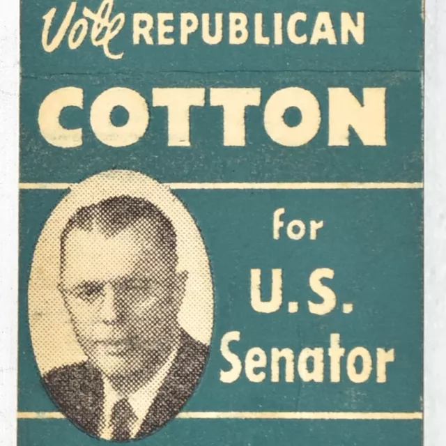 1954 Norris Henry Cotton US Congress Senator New Hampshire Democratic Party