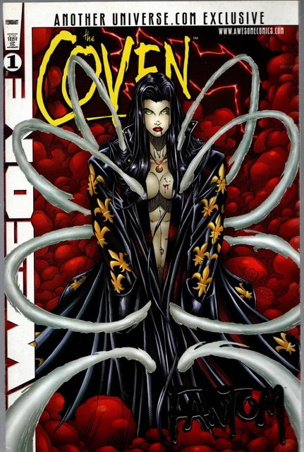 Coven, Fantom Special - issue 1 -  February 1998 - Awesome Comics -gold foil