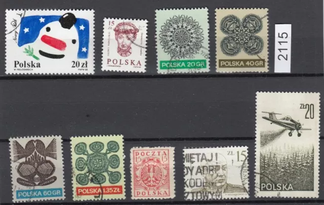 Briefmarken Polen gestempelt