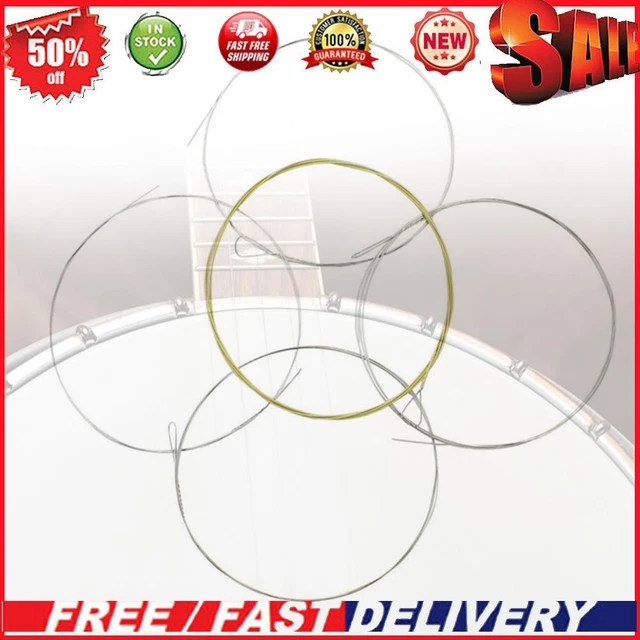 Durable Banjo Strings Set Copper Alloy Coated Banjo Five String Banjo Accessory