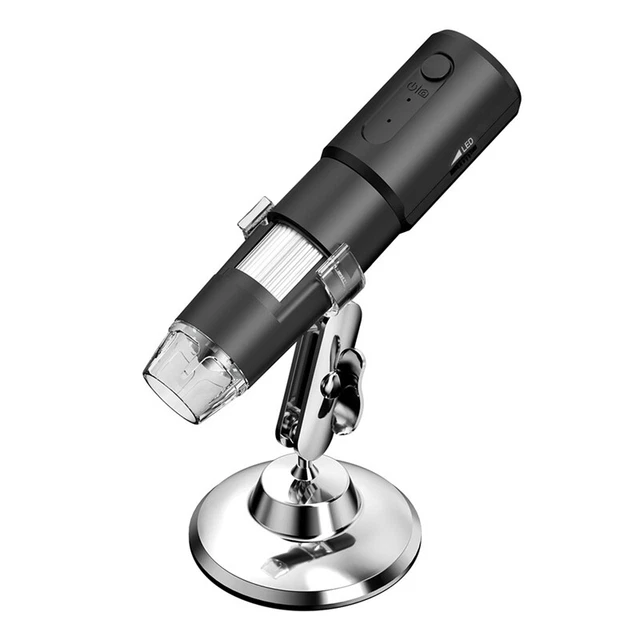 Microscope Portable Pour Enfants - Zoom 100x à 1000x - Écran IPS 2 Pouces - Éclairage LED - Connexion USB à L'ordinateur