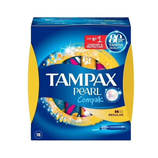 Tampones Regulares Pearl Compak Tampax [16 uds]