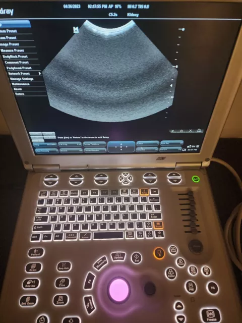 Advanced Ultrasound Mindray M7 with C5-2s Probe (all Options)