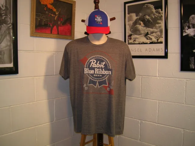Pabst Blue Ribbon T-shirt (Size XL)and Cap