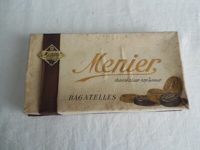 Ancienne boîte en fer chocolat menier - Collection