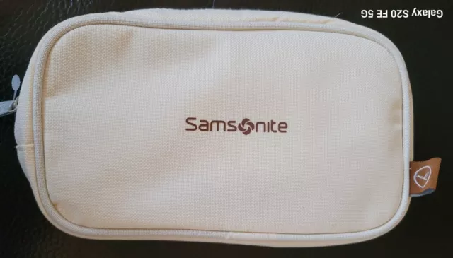 Lufthansa Business Class Samsonite Amenity Kit creme Airbus A350 Boeing 747 NEU