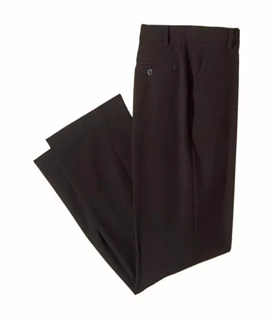 NWT Calvin Klein Kids FLat Front Dress Pants Boy's size 10 R  Black