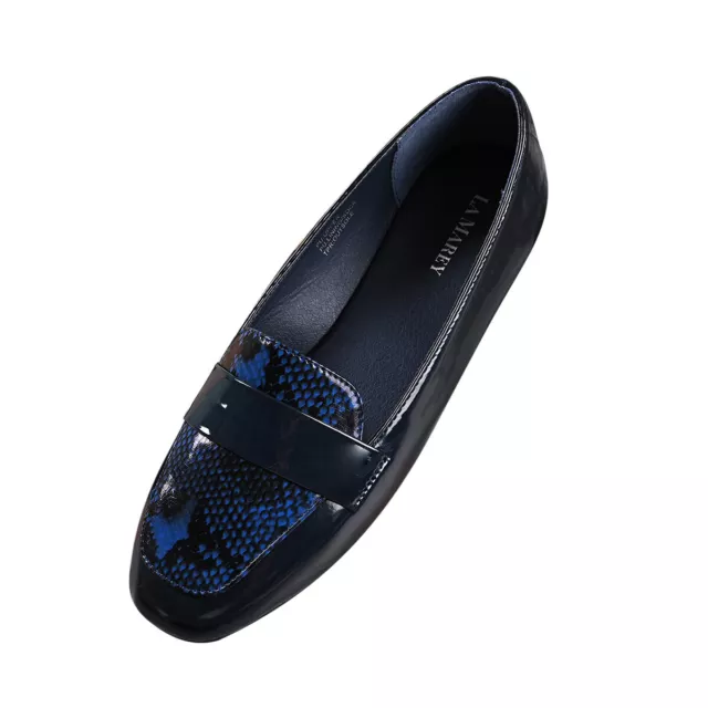 Navy blue deals ladies loafers uk