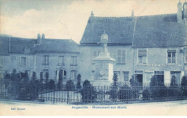 91 Angerville #Mk33098 Monument Aux Morts