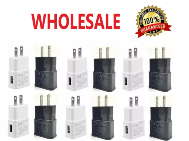 Lot 2A USB Power Adapter AC Home Wall Charger US Plug For Samsung Galaxy S/ Note