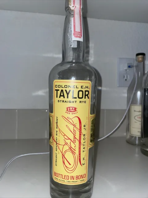 Colonel Eh Taylor Straight Rye Bottled  Empty
