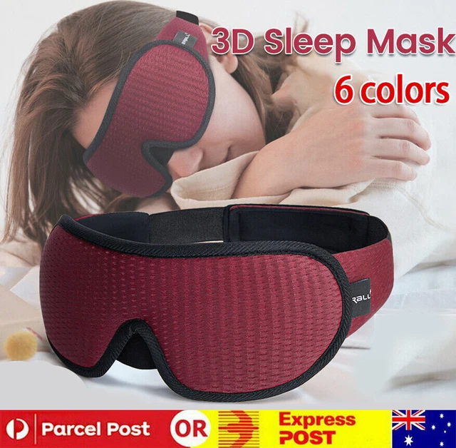 Travel Sleep Eye Mask soft 3D Memory Foam Padded Shade Cover Sleeping Blindfold