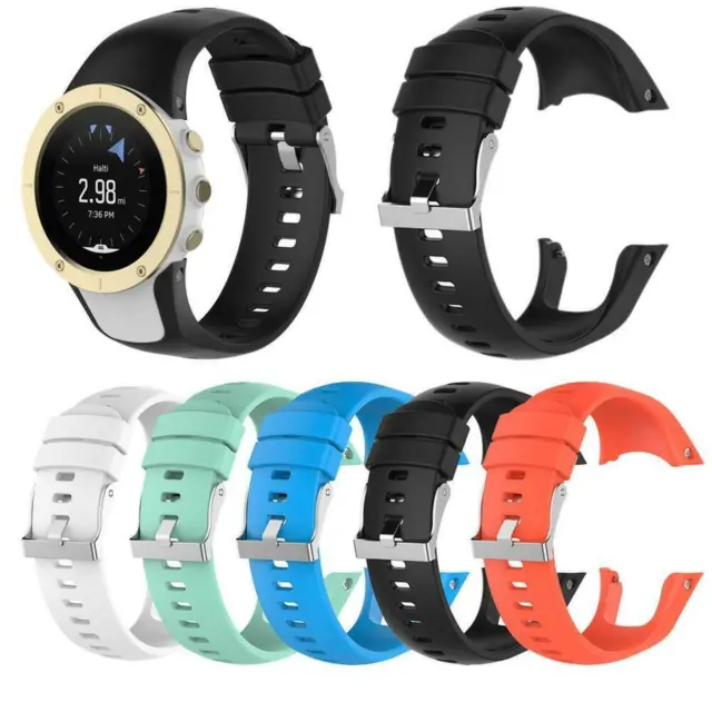 For Suunto Spartan Trainer Wrist HR Sport Silicone Wristband Watch Strap 22mm