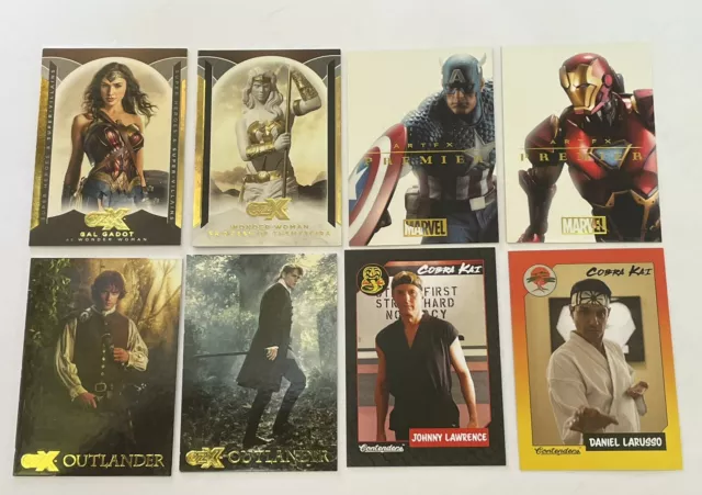 SDCC 2019 KOTOBUKIYA Promo Card CRYPTOZOIC CARDS MARVEL OUTLANDER DC COBRA KAI