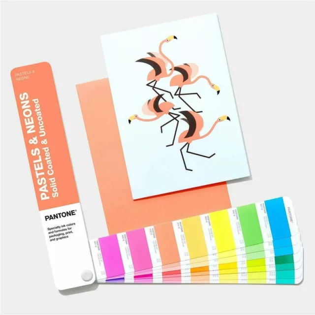 New Pantone Pastels and Neons Color Guide, Coated and Uncoated Book GG1504A