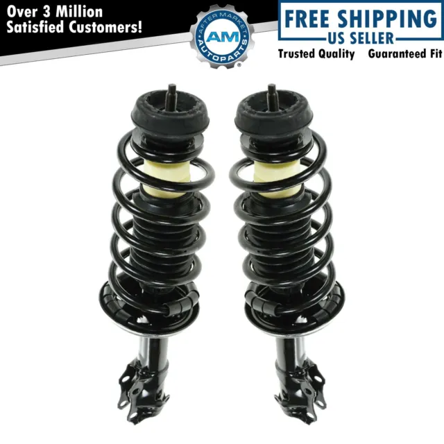 Complete Front Strut Spring Assembly Pair Set of 2 Kit for VW Jetta Golf