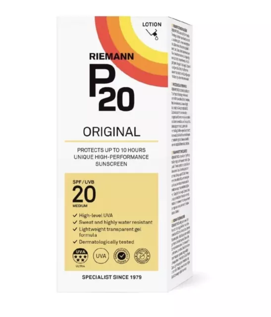 Riemann P20 Original SPF20 Lotion 200ml Neu