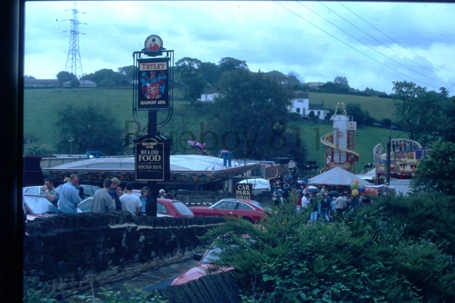 35mm Slide Huddersfield Beaumont Arms Fairground